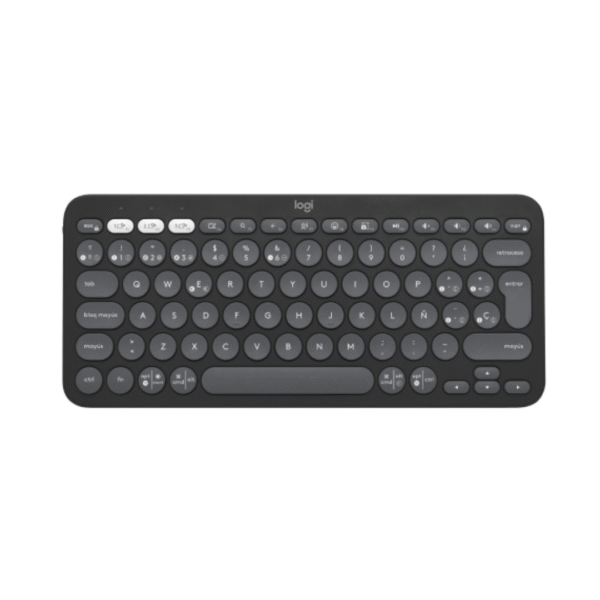 Teclado Logitech K380S Pebble Key S 2 - Negro