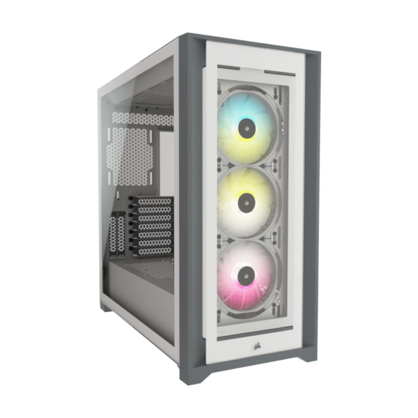 Gabinete Corsair 5000X Cristal - Blanco