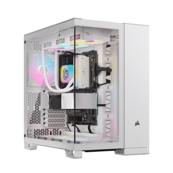 Gabinete Corsair 6500X RGB – Blanco