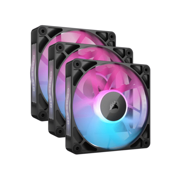 Ventilador Corsair iCUE LINK RX120 RGB – Kit Triple de 120mm