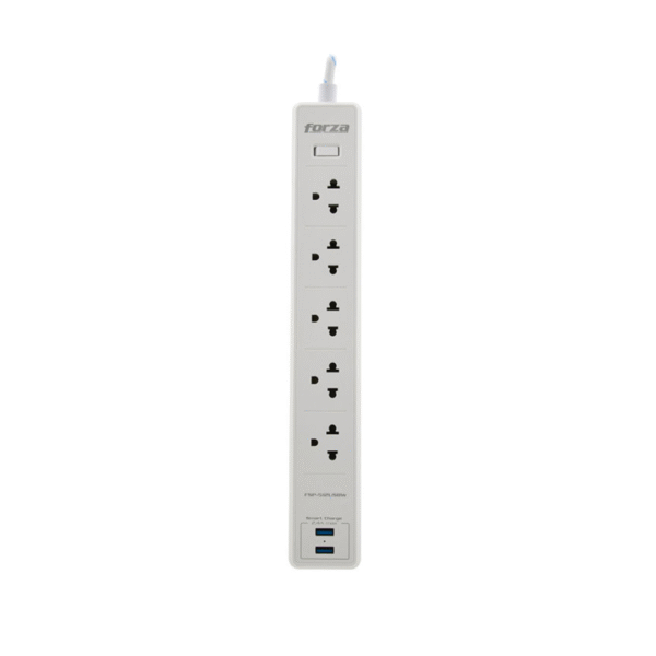 Filtro de linea Forza FSP-512USBW - Blanca