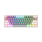 Teclado Mecánico Redragon Fizz RGB (Ingles) – Blanco/Gris
