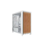 Gabinete Corsair FRAME 4000D WOOD RS - Blanco / Roble